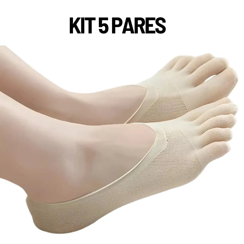 Kit 5 Pares de Meias Ortopédicas Comfort Plus - Tamanho Universal