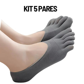 Kit 5 Pares de Meias Ortopédicas Comfort Plus - Tamanho Universal