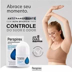 Kit 3 Perspirex AntiTranspirante Roll-on - Controla Transpiração e Odor