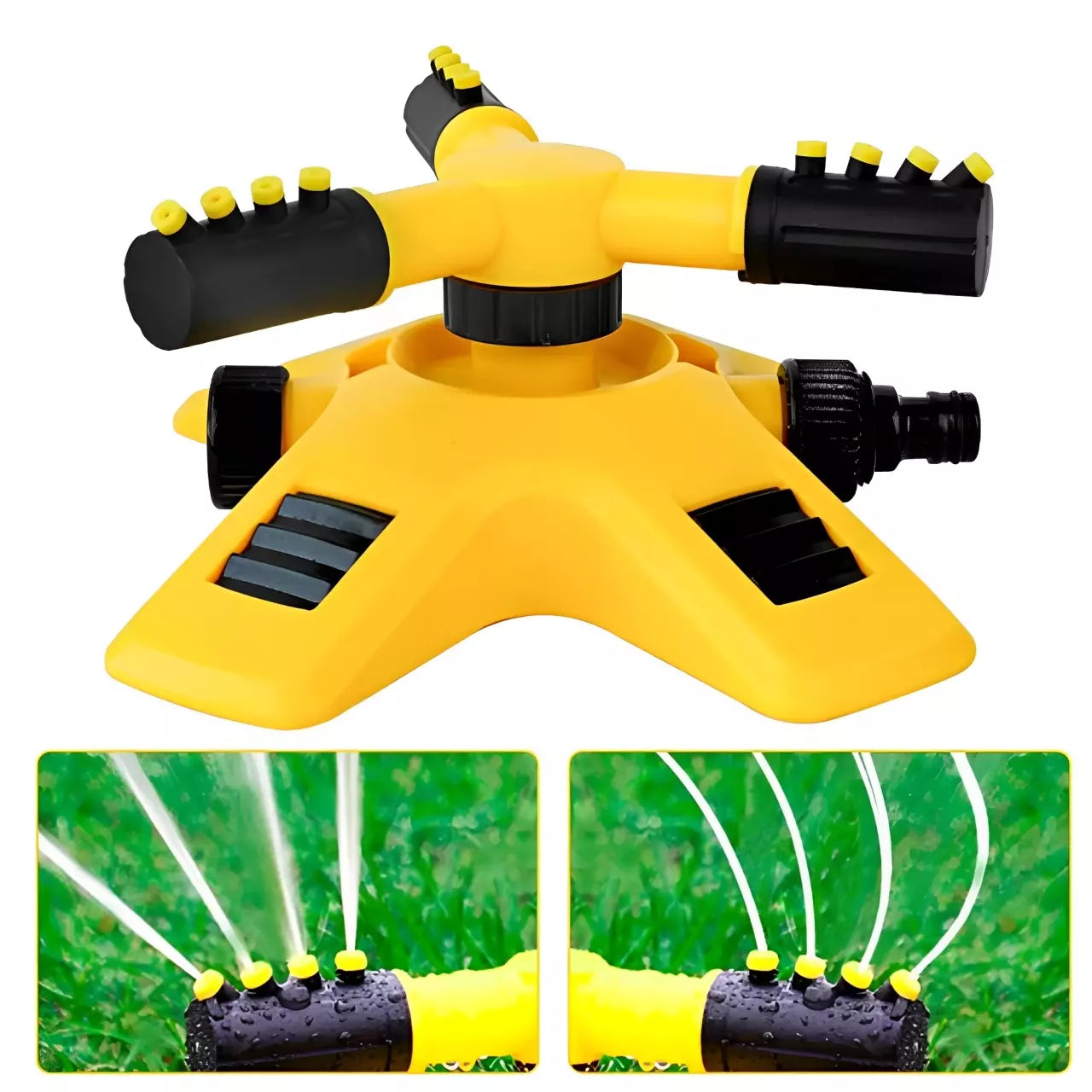 Kit 4 Irrigador de Jardim Automático e Giratório 360º - Econômico e Prático