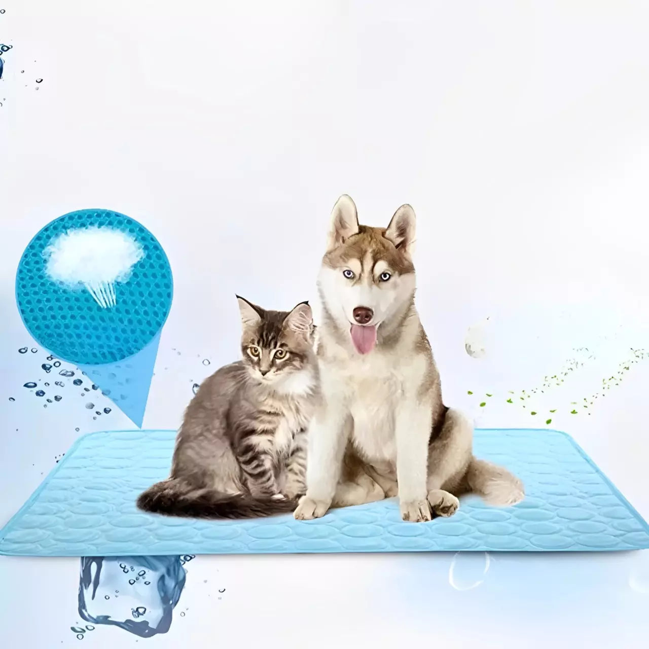 Kit 2 Tapete Gelado Pet Para Cães e Gatos - Refrescante e Confortável