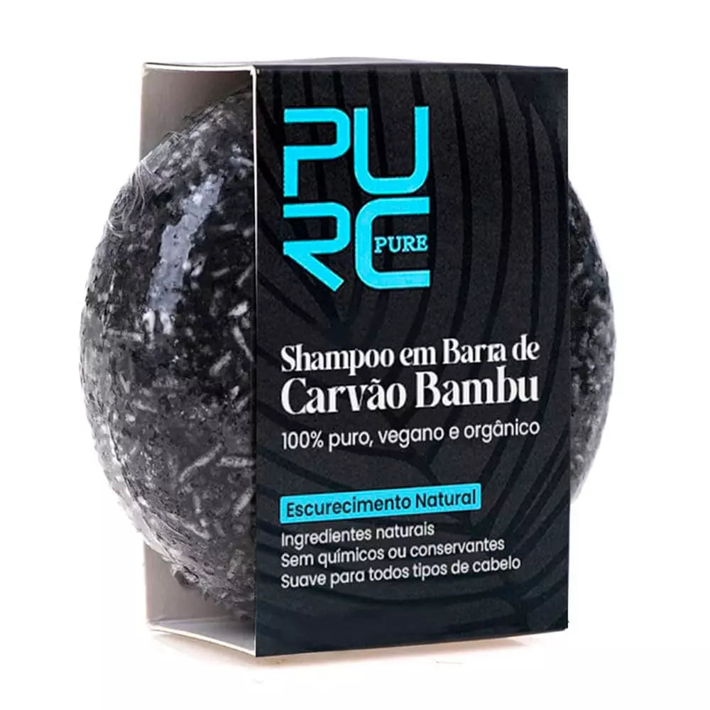 Kit 6 Pure Hair - Shampoo Escurecedor de Cabelo e Barba