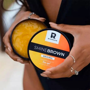 Kit 4 Bronzeador Corporal Shine Brown - Para Todos os Tipos de Pele